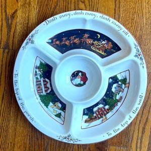 Vintage china Holiday platter